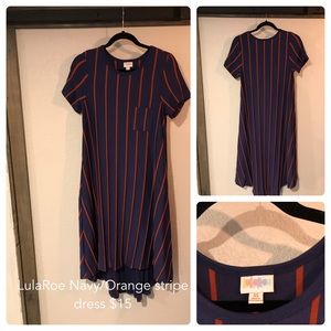 LulaRoe Women’s pin stripe Dress
